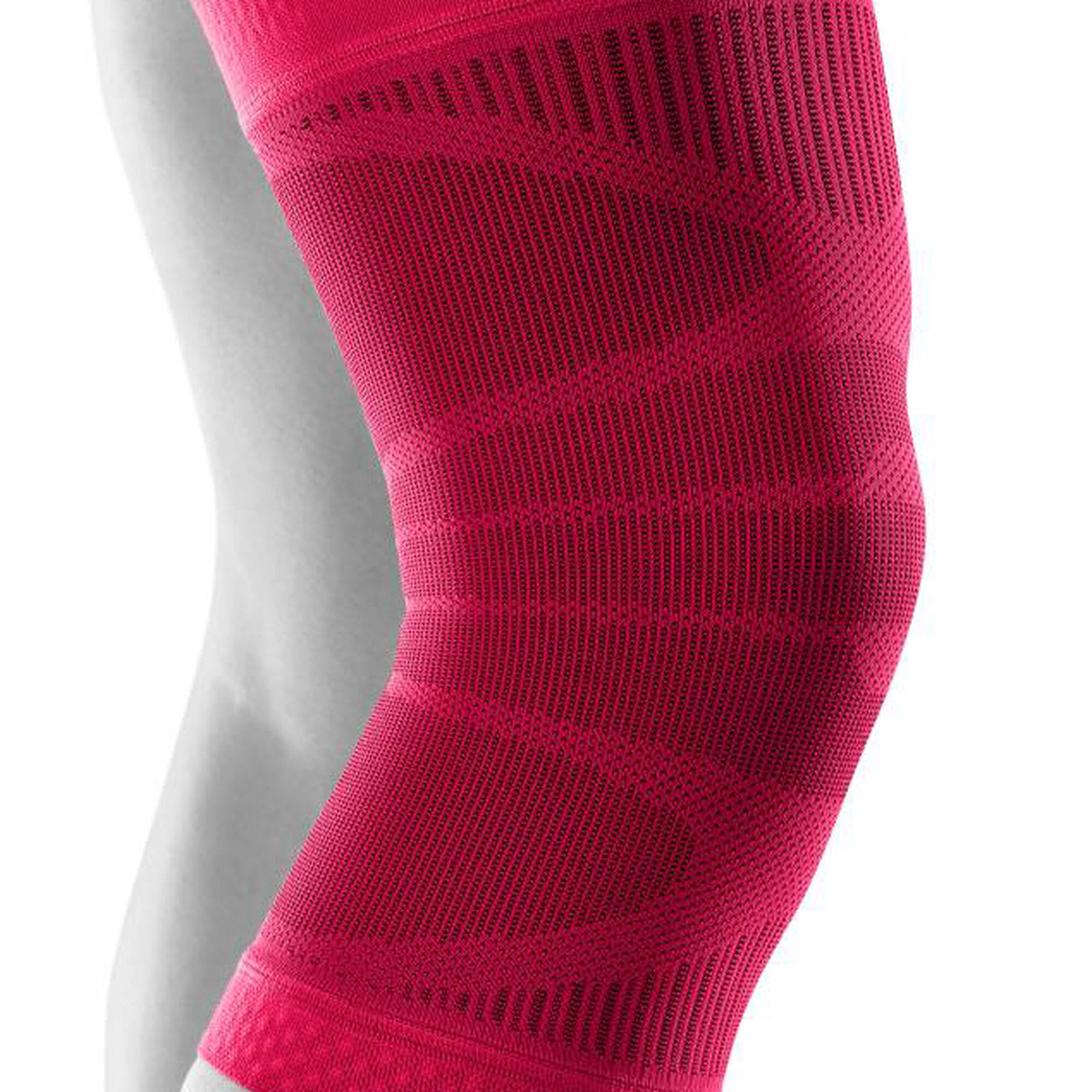Bauerfeind SPORTS COMPRESSION KNEE SUPPORT, Pink - Fast and cheap shipping  