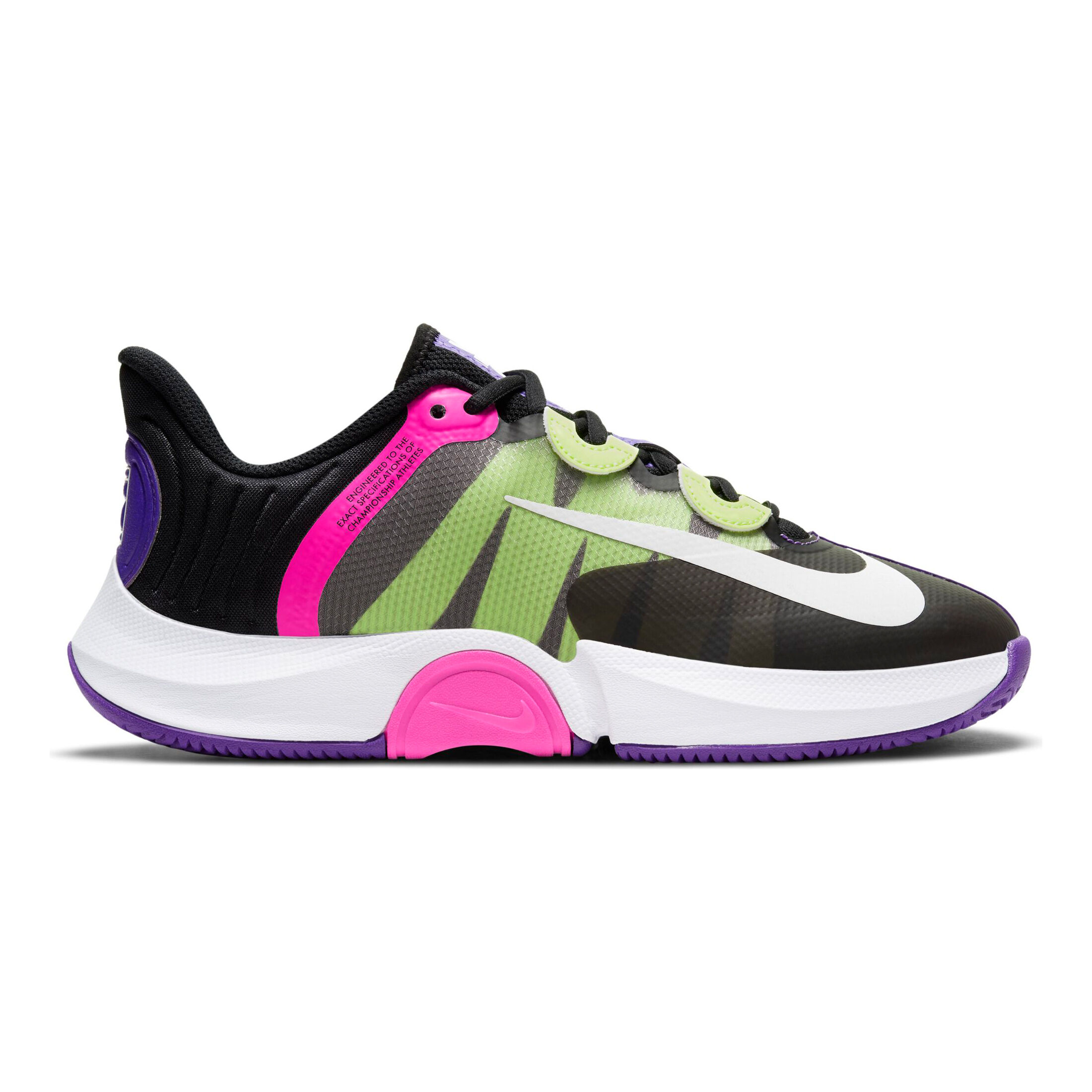 nike women's court air zoom gp turbo tennis shoes