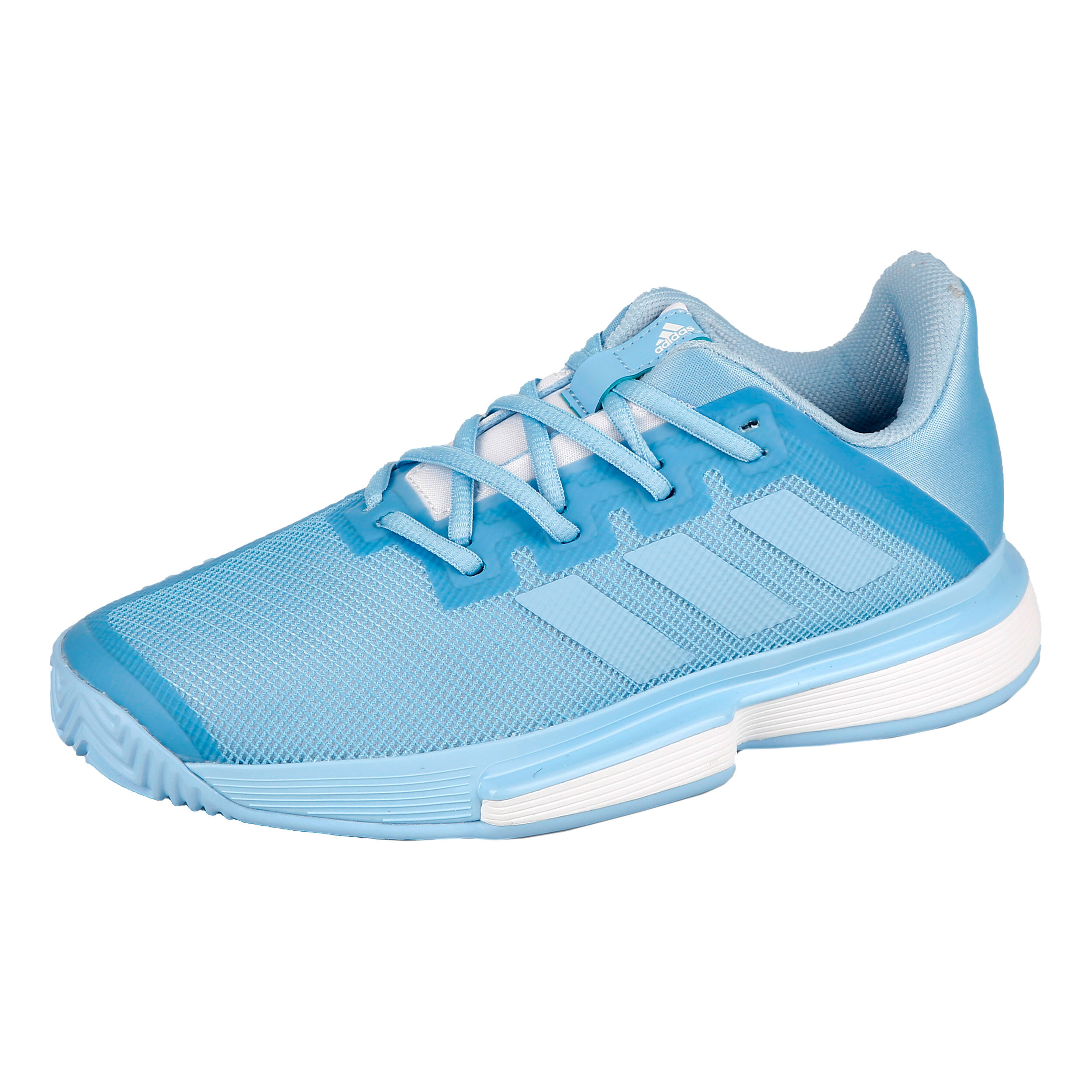 Women's light blue 2025 adidas sneakers