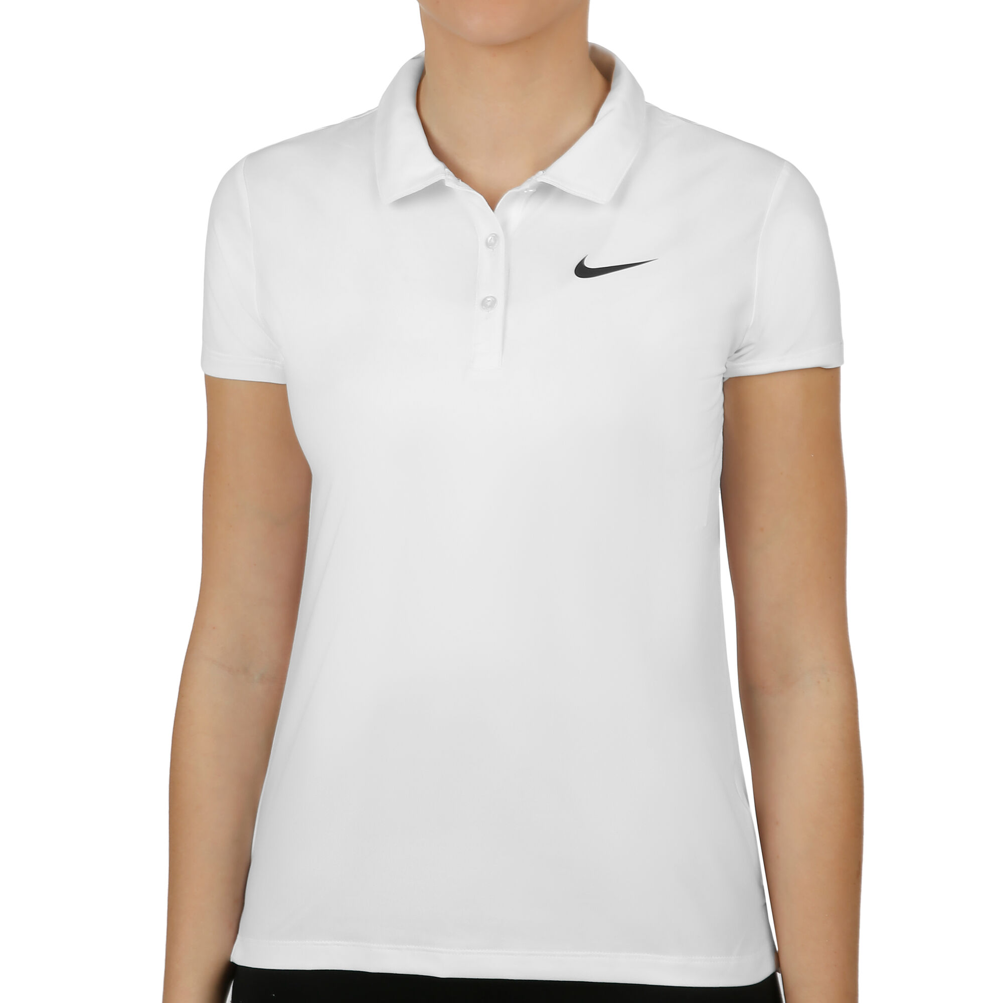 elf vasteland Vervreemden Nike Court Pure Polo Women - White, Black online | Padel-Point