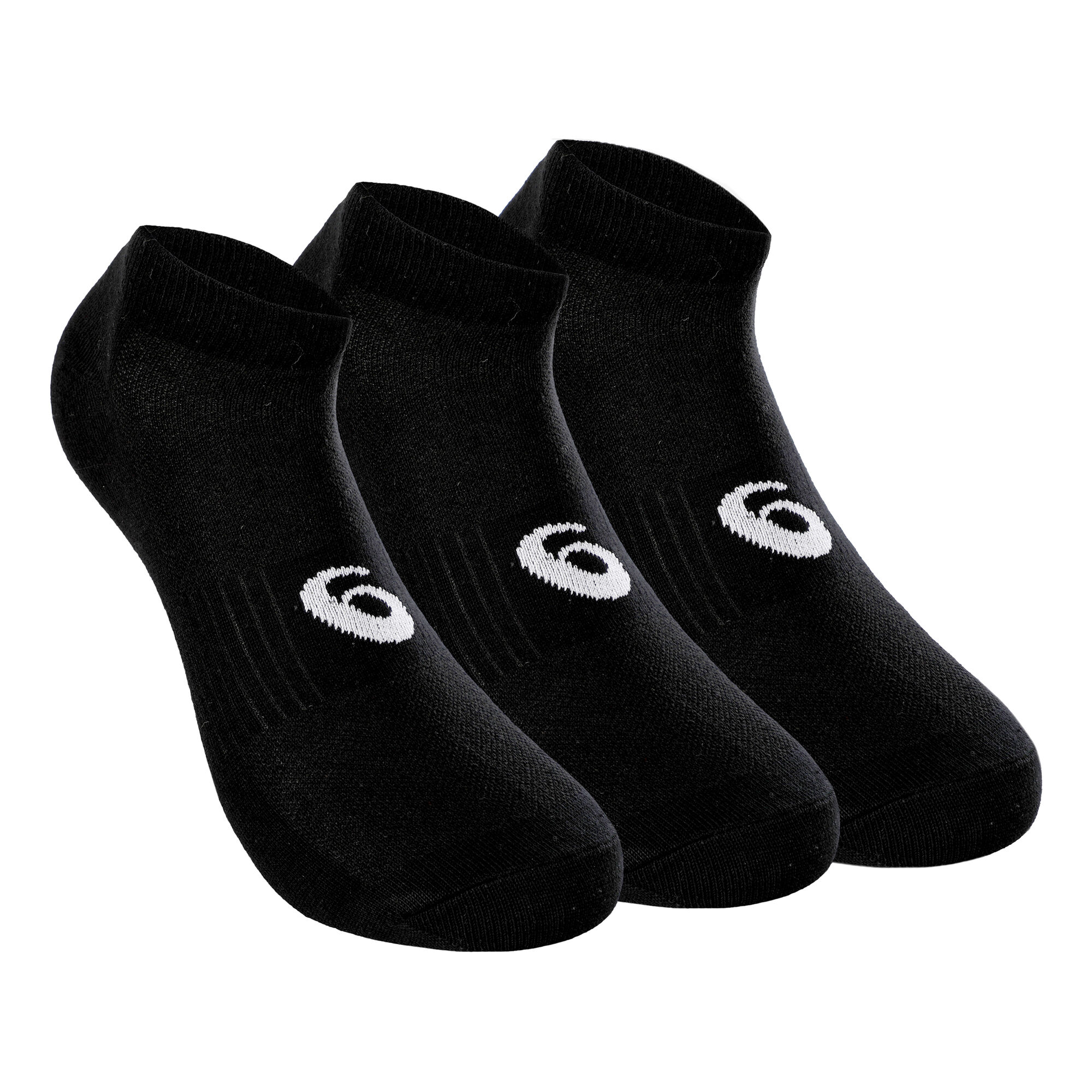 Relámpago Agarrar Estado ASICS PED Sports Socks 3 Pack - Black, White online | Padel-Point