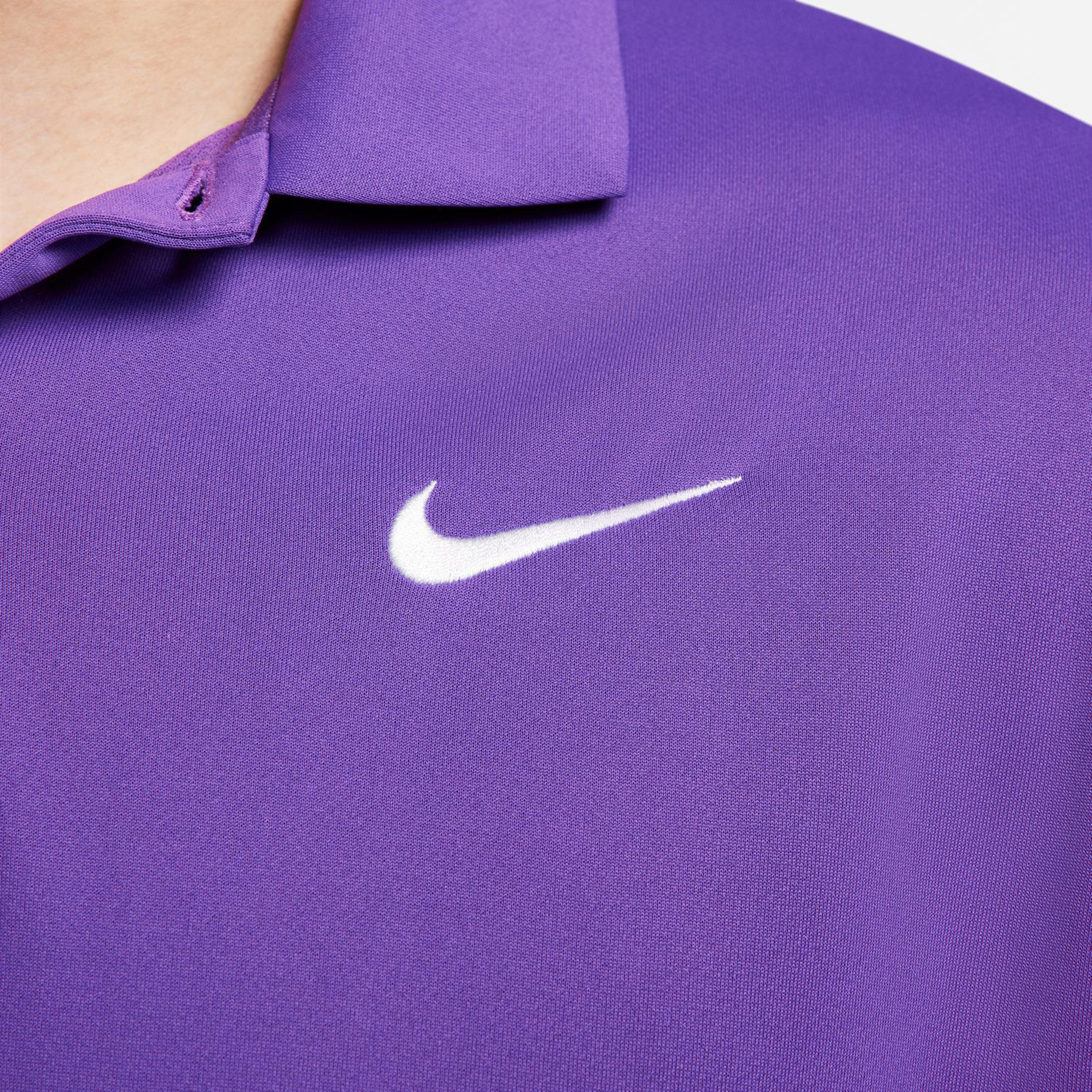 Purple nike clearance polo shirt