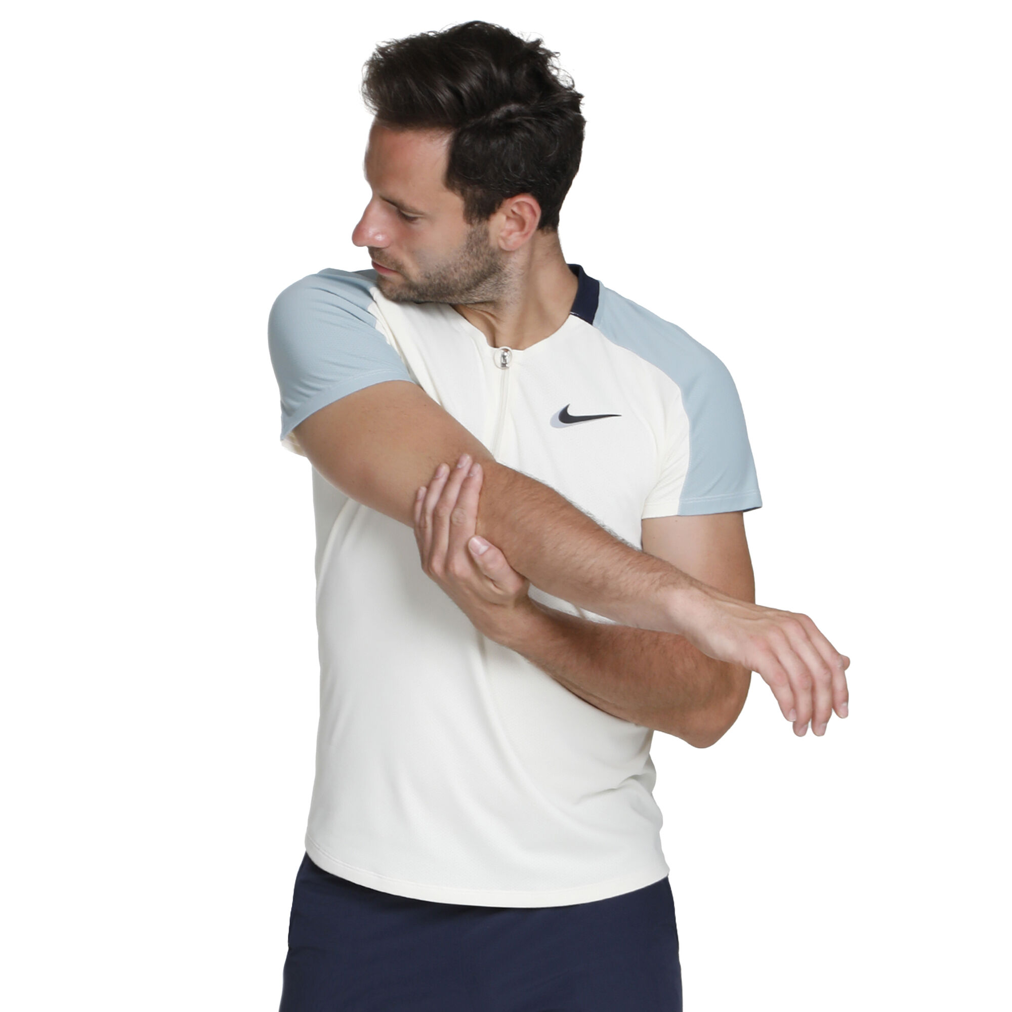 Buy Nike Court Dri-Fit Slam Ultimate NTPS Polo Men Cream, Light Blue online