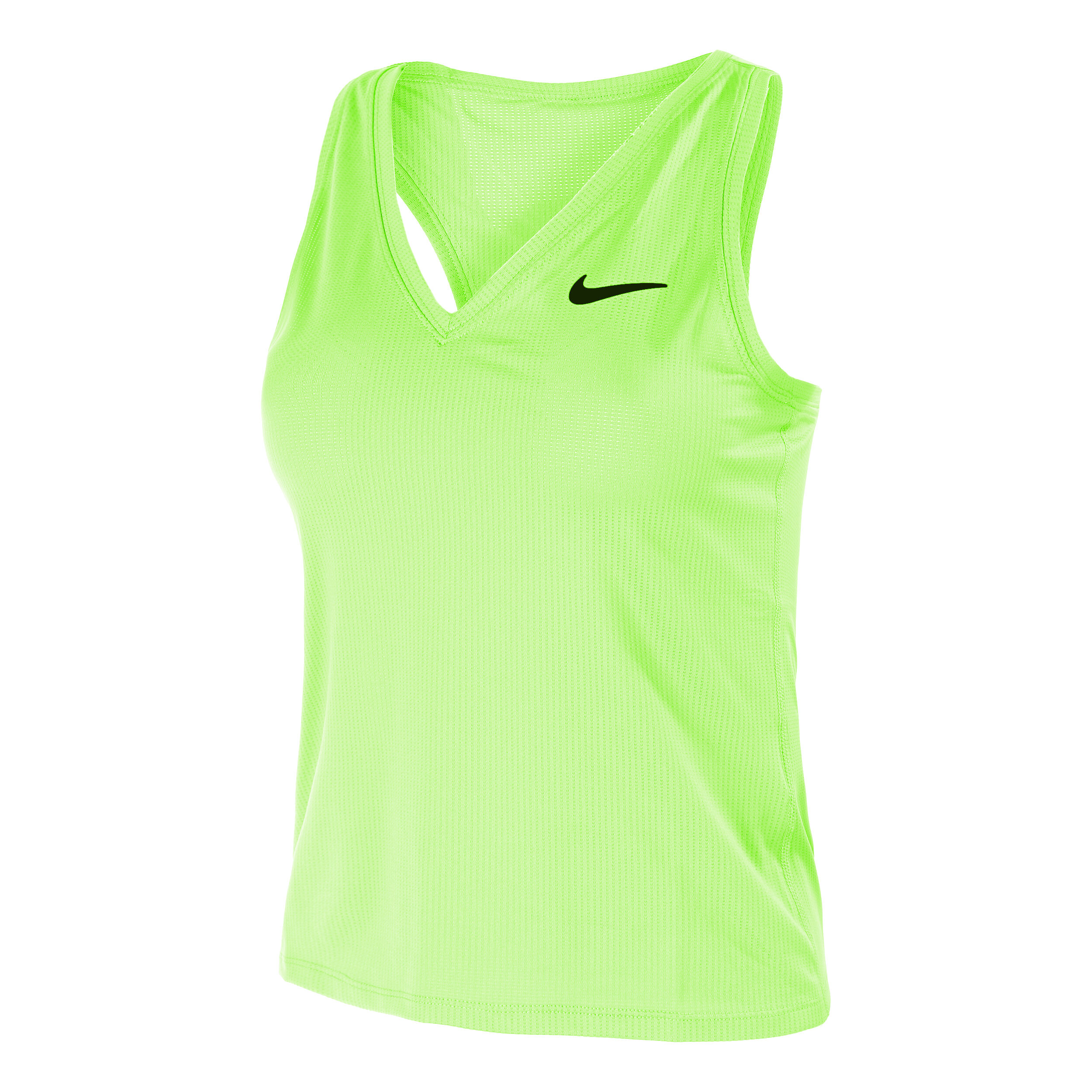 Neon green nike sale tank top