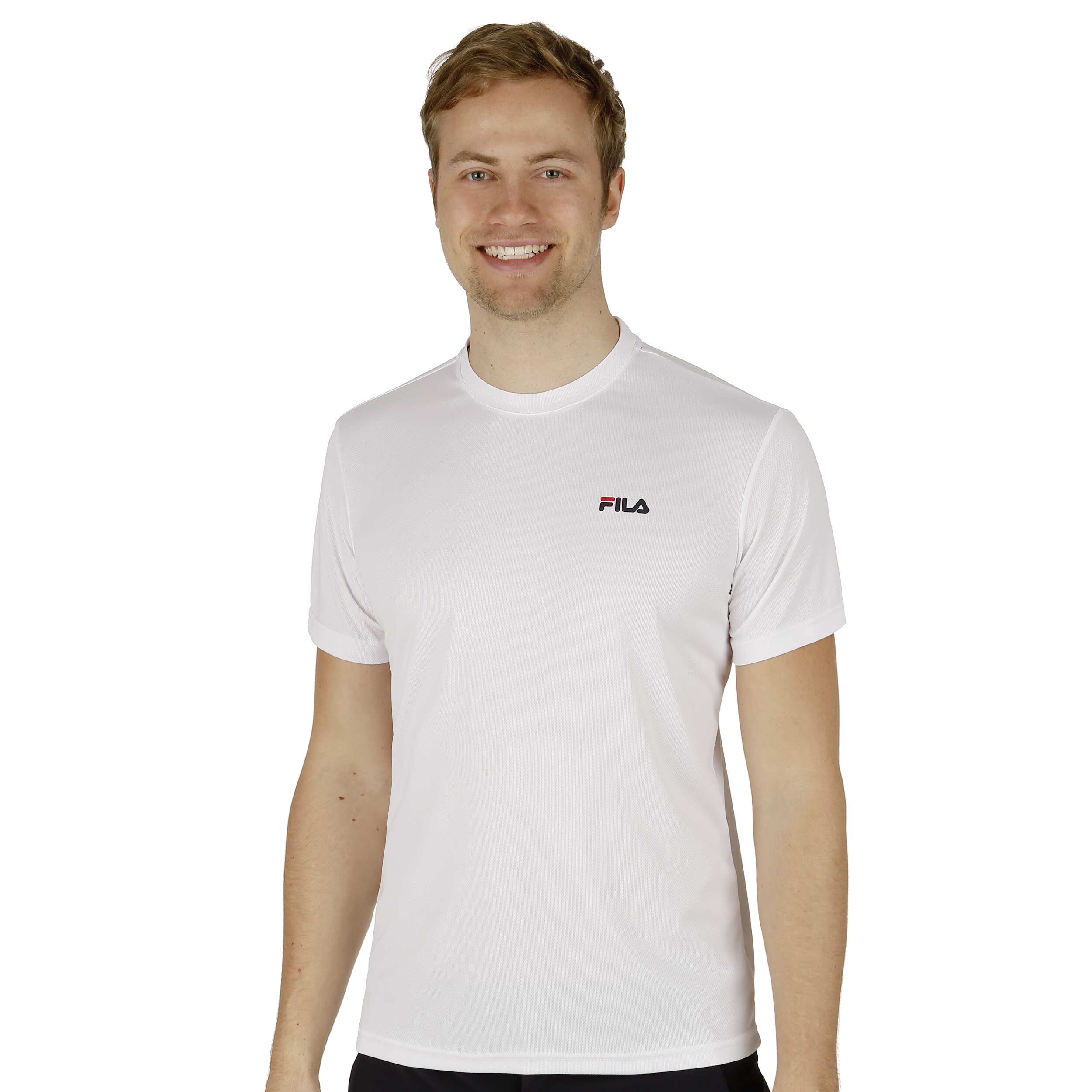 Fila t sales shirt white